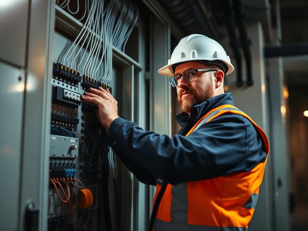 Electrical work by TuStrong Contracting